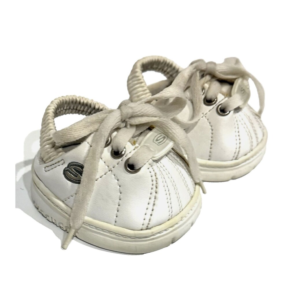 Build A Bear Skechers White Sneakers Shoes BABW 16 in Teddy Plush Doll Lace Up